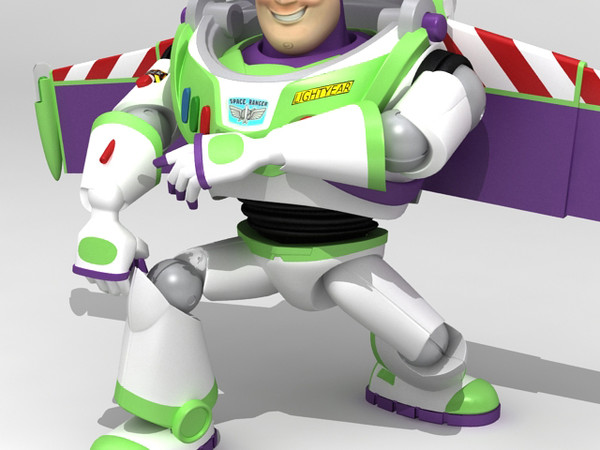 buzz lightyear woody rigged characters 3d model - Buzz & Woody rigged by fabelar